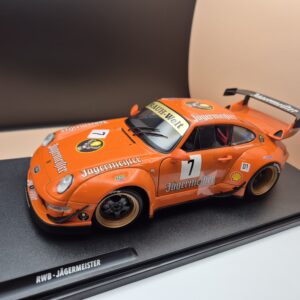 SOLIDO PORSCHE 911 (993) RWB Jagermeister #7 2020 Orange 1:18
