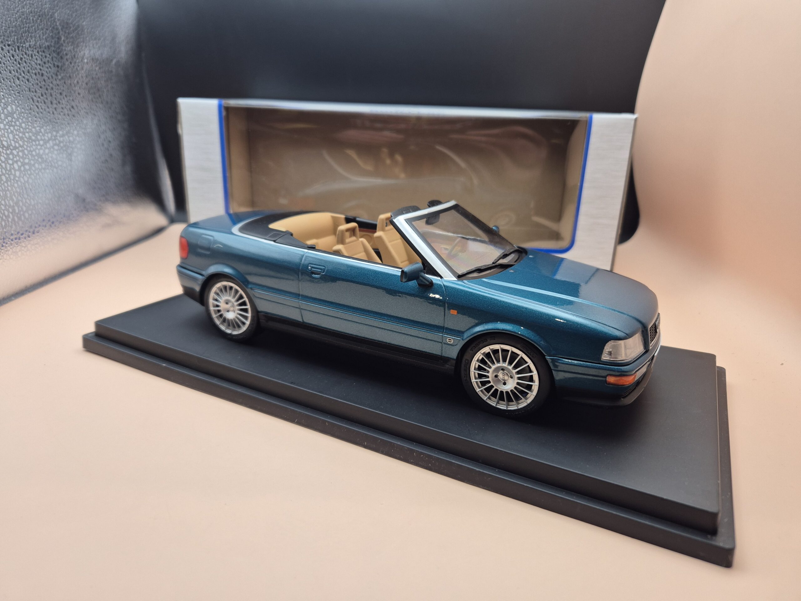 AUDI 80 B4 CABRIOLET CABRIO 1/18 MCG 18413 ZIELONY - obrazek 5