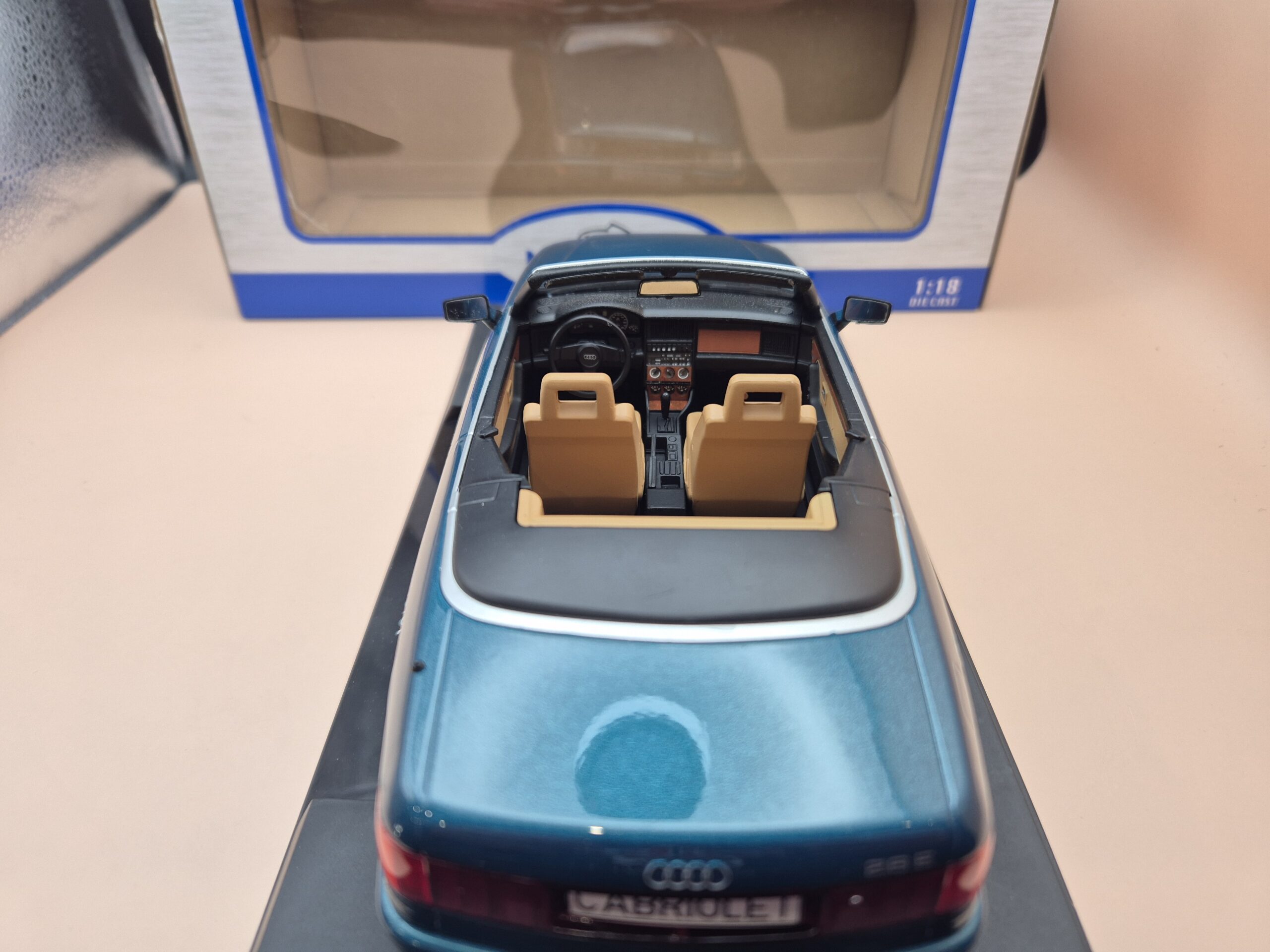 AUDI 80 B4 CABRIOLET CABRIO 1/18 MCG 18413 ZIELONY - obrazek 7