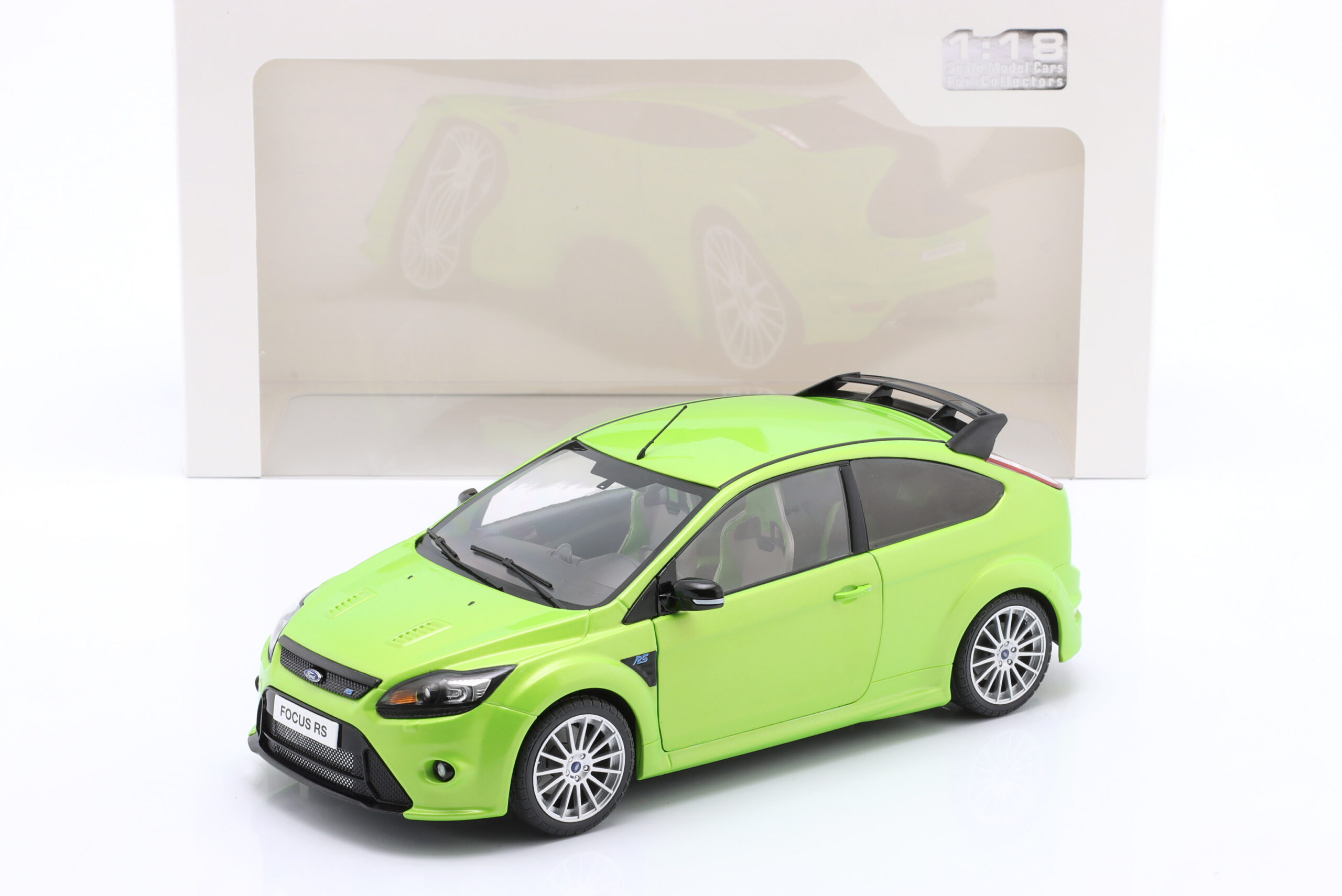 FORD FOCUS RS MK II 2009 Ultimate green metallic SOLIDO 1/18