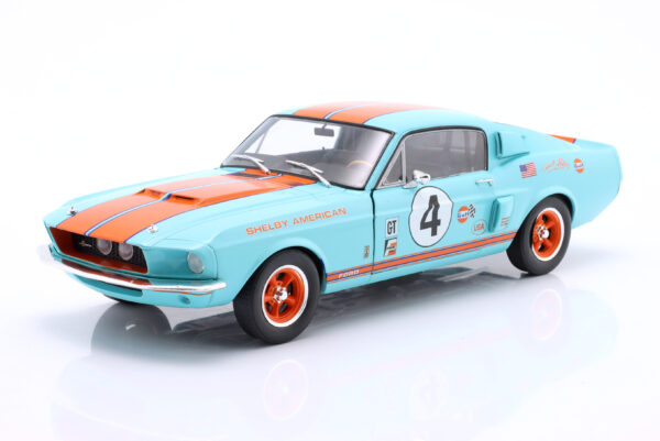 FORD SHELBY MUSTANG GT500 #4 Gulf Racing Tribute 1967