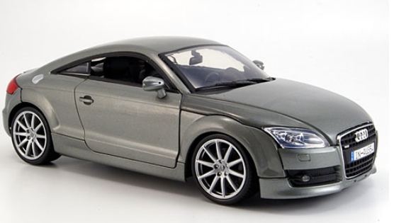 Motormax, Audi TT Coupe, grau, 2007, 1:18 SZARY MOM73177