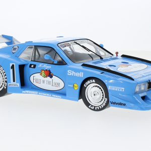 MCG18810 R Lancia Beta Montecarlo Gr.5, DRM, ADAC Supersprint Nürburgring, 1981, GS Sport, Fruit of the Loom, #1, H.Heyer, 1:18