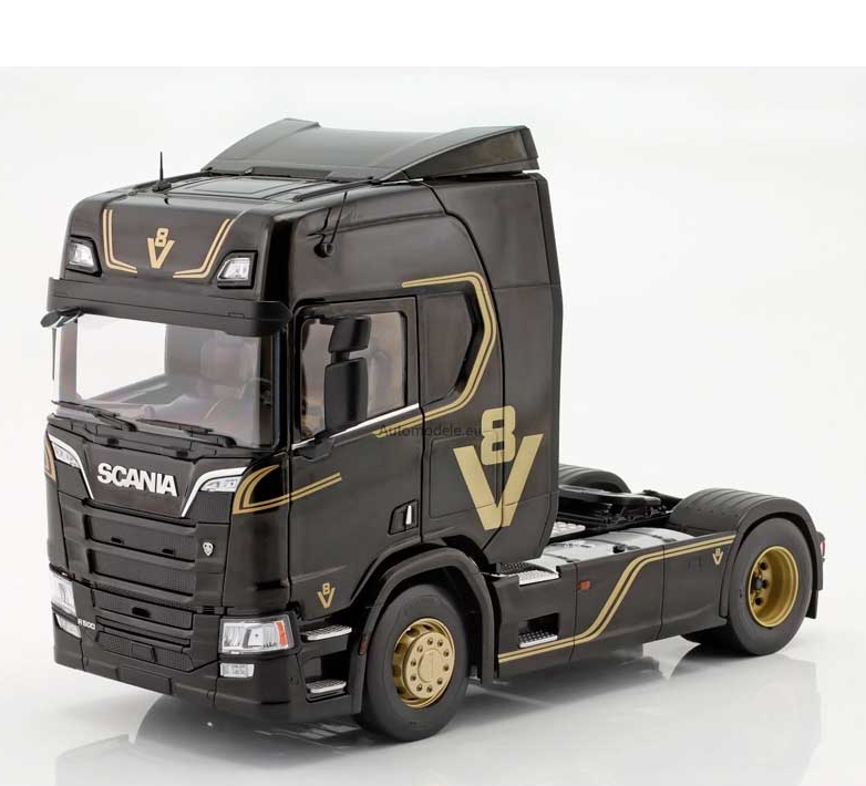 Model 1:18 Scania R-Serie Toplin CZARNA Premium ClassiXXs PCL30216