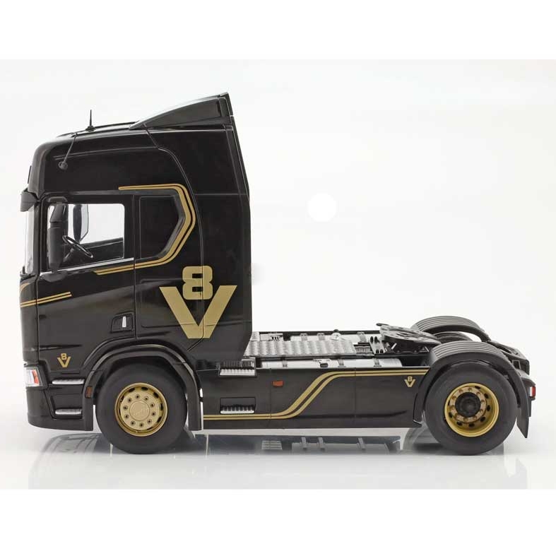 Model 1:18 Scania R-Serie Toplin CZARNA Premium ClassiXXs PCL30216 - obrazek 4
