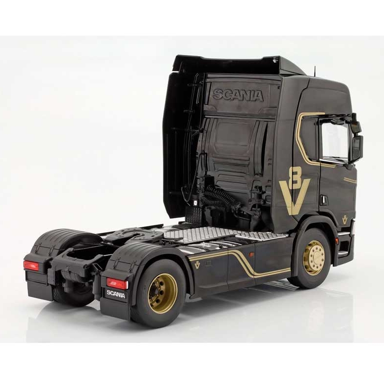 Model 1:18 Scania R-Serie Toplin CZARNA Premium ClassiXXs PCL30216 - obrazek 5