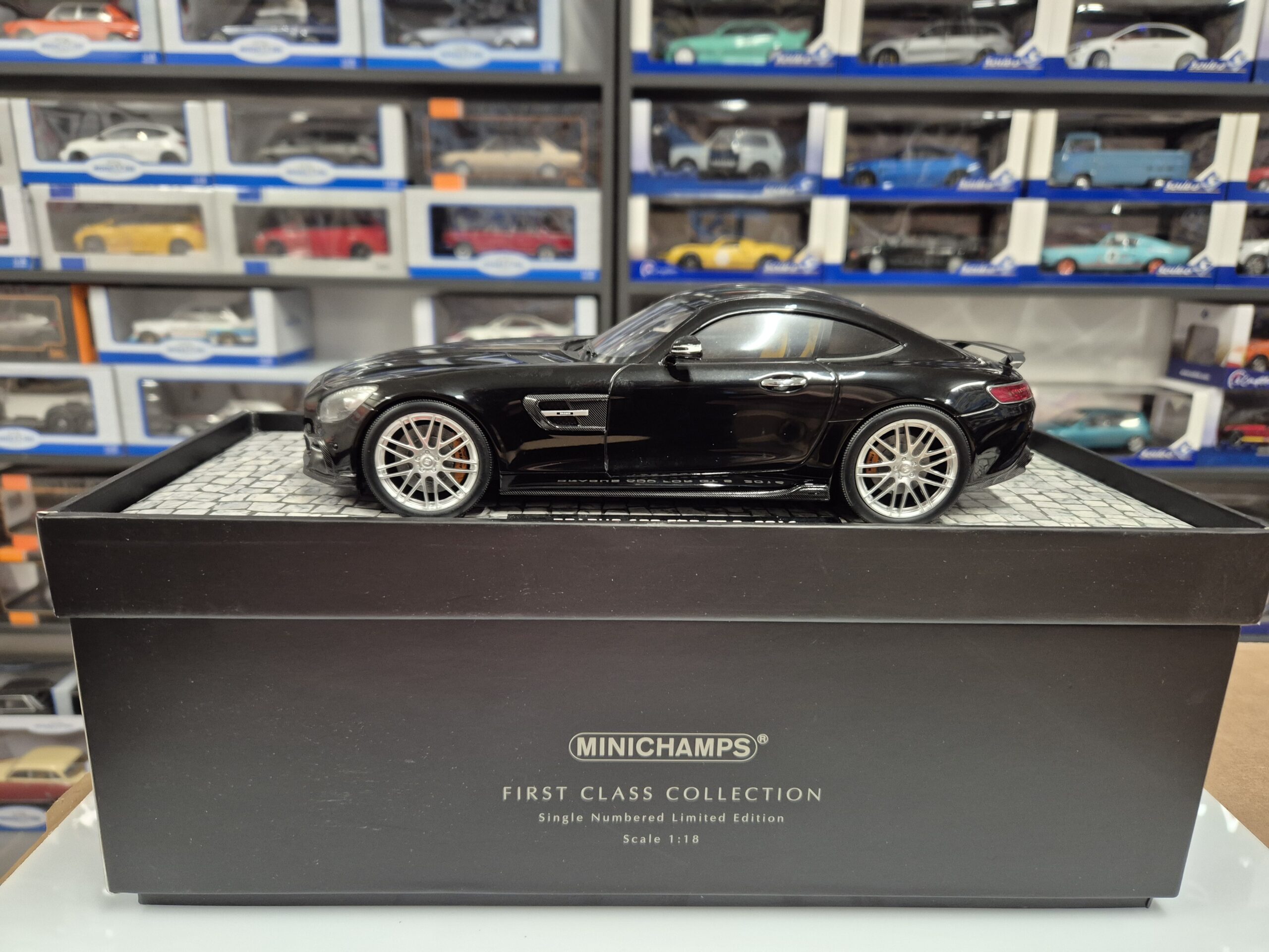 MINICHAMPS 107 032520 1/18 MERCEDES AMG GTS BRABUS 600 2016 LIMITOWANA 333SZT
