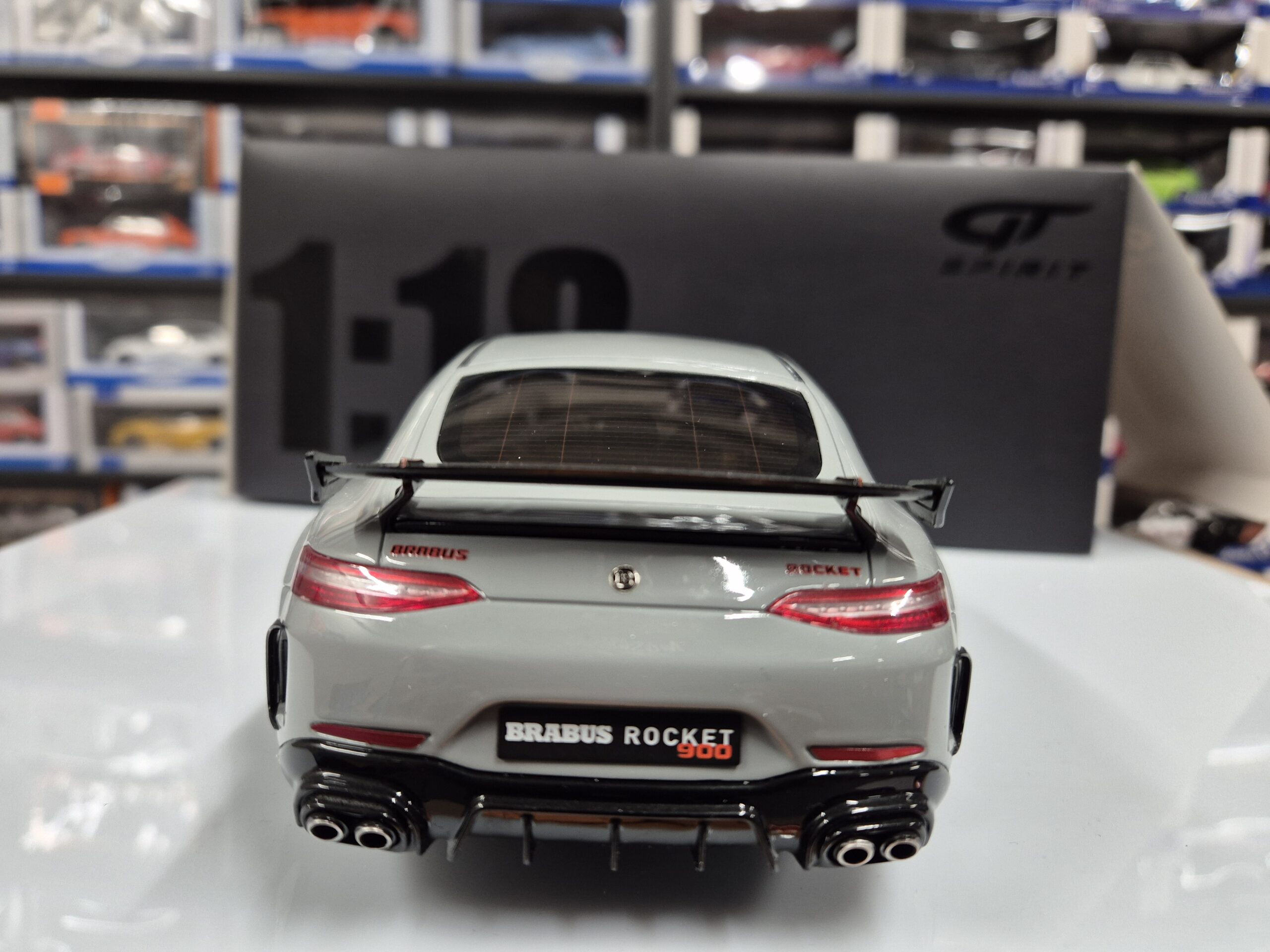 GT SPIRIT GT382 1/18 MERCEDES AMG GT 4 DOOR BRABUS ROCKET 900 GREY ...