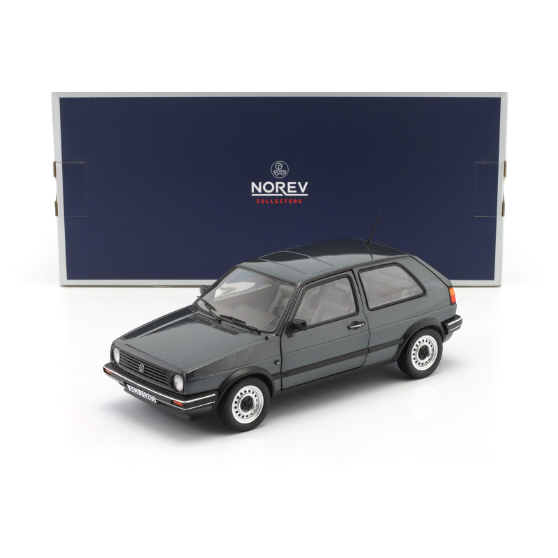 VOLKSWAGEN GOLF II CL 1988 GREY 1/18 Norev 188556