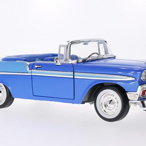ROAD SIGNATURE Lucky Die Cast, Chevrolet Bel Air, niebieski/jasnoniebieski, 1956, 1:18 LDC92128BL