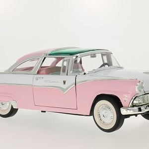 Lucky Die Cast, Ford Crown Victoria, rosa/weiss, 1955, 1:18 LDC92138 PINK