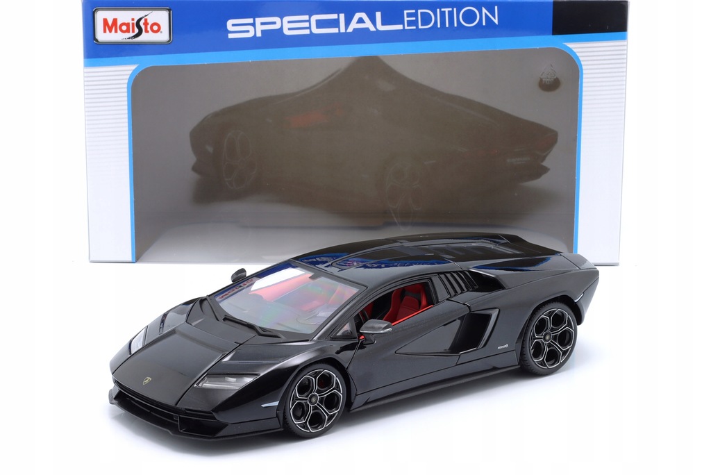 Lamborghini Countach LPI 800-4 LPI800-4 2022 Czarny Maisto 1:18 Model 31459