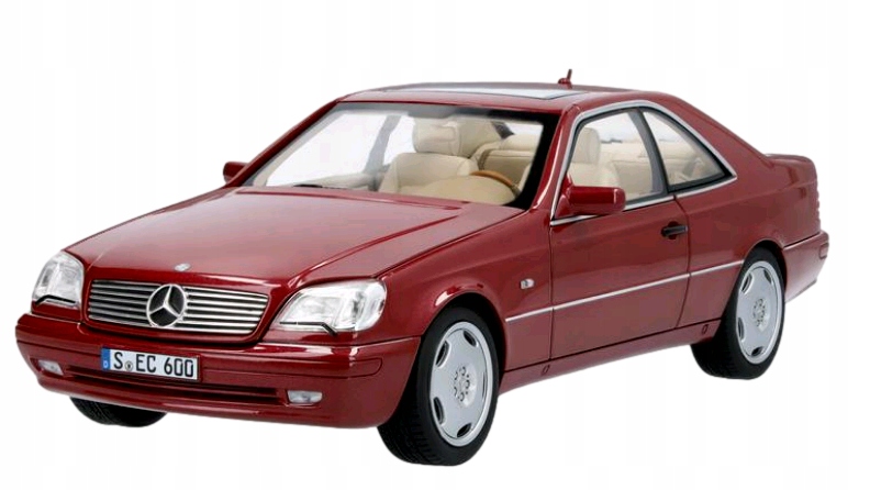 MERCEDES W140 CL600 Model samochodu 1:18 OE norev 1/18 b66040651