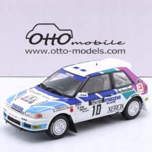 Model 1:18 Otto Mazda 323 GTX #10 Rallye 1000 Lakes 1991 T.Mäkinen OT1099