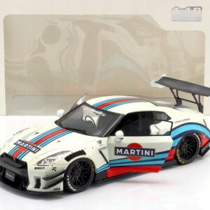 SOLIDO NISSAN GT-R (R35) LBWK Bodykit Type 2.0 2024 “Martini Livery” 1:18 s1805819