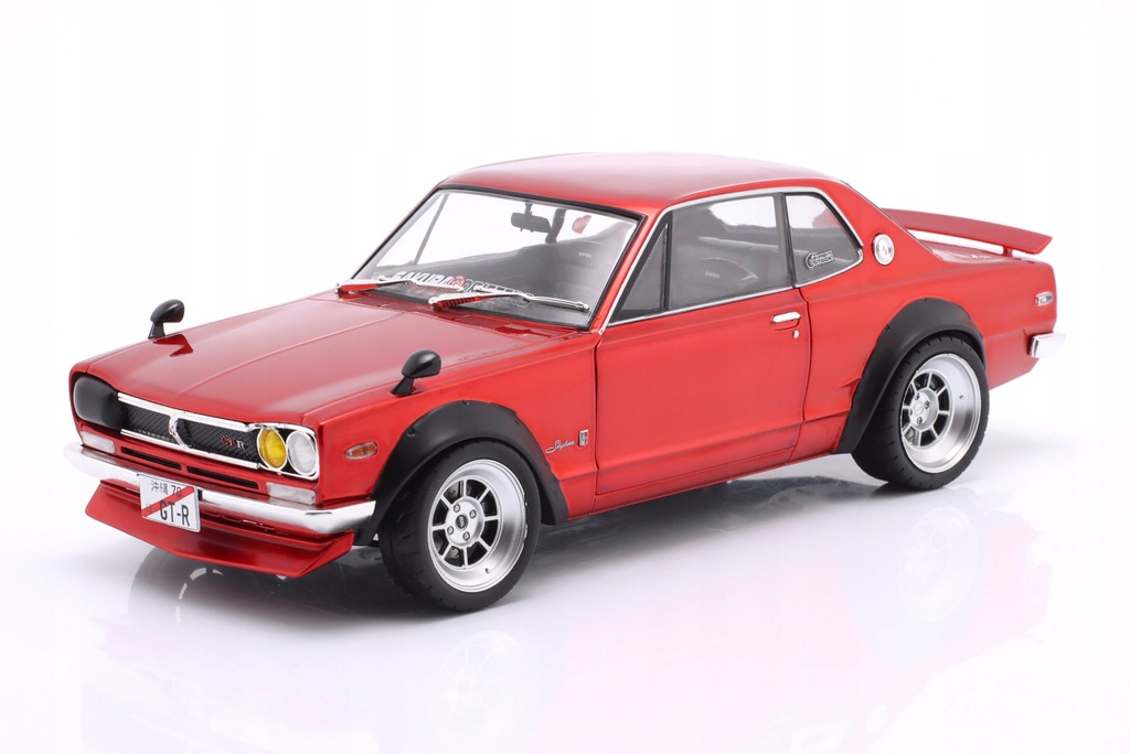 SOLIDO NISSAN SKYLINE (C10) Hakosuka Works 1970 Red metallic 1:18 S1813002