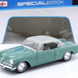 Studebaker Starliner 1953 Mint Green Maisto 1:18 1/18  31651
