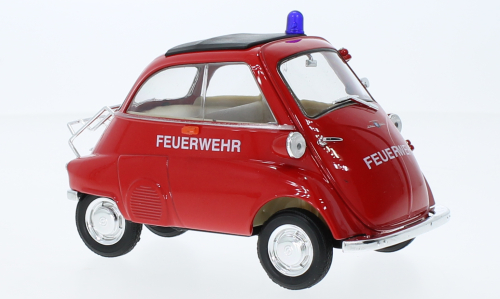 Welly 24096FR  BMW Isetta 250, Feuerwehr, 1:18 STRAŻ POŻARNA