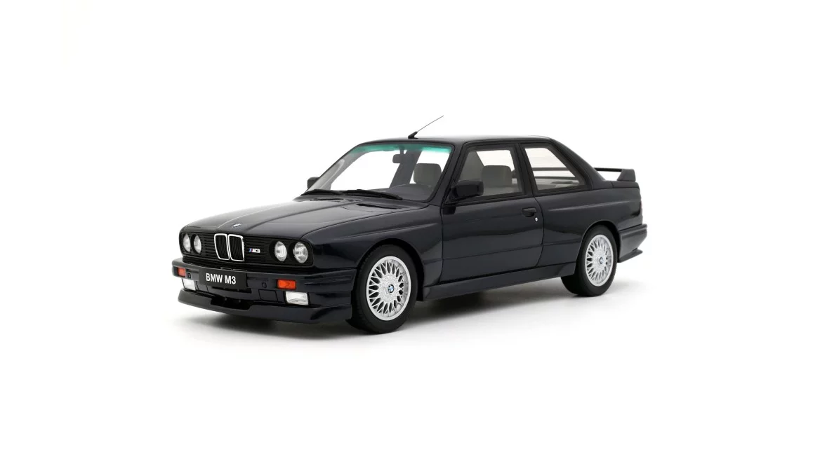 OTTO OT1216 1/18 BMW (E30) M3 Europameister Macau Bleu Metallic 1988 - obrazek 2