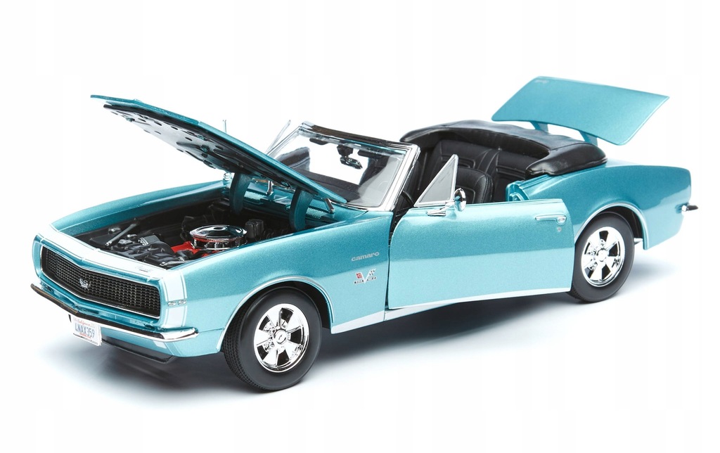 MAISTO '67 CHEVROLET CAMARO SS 396 NIEBIESKI 1:18 31684