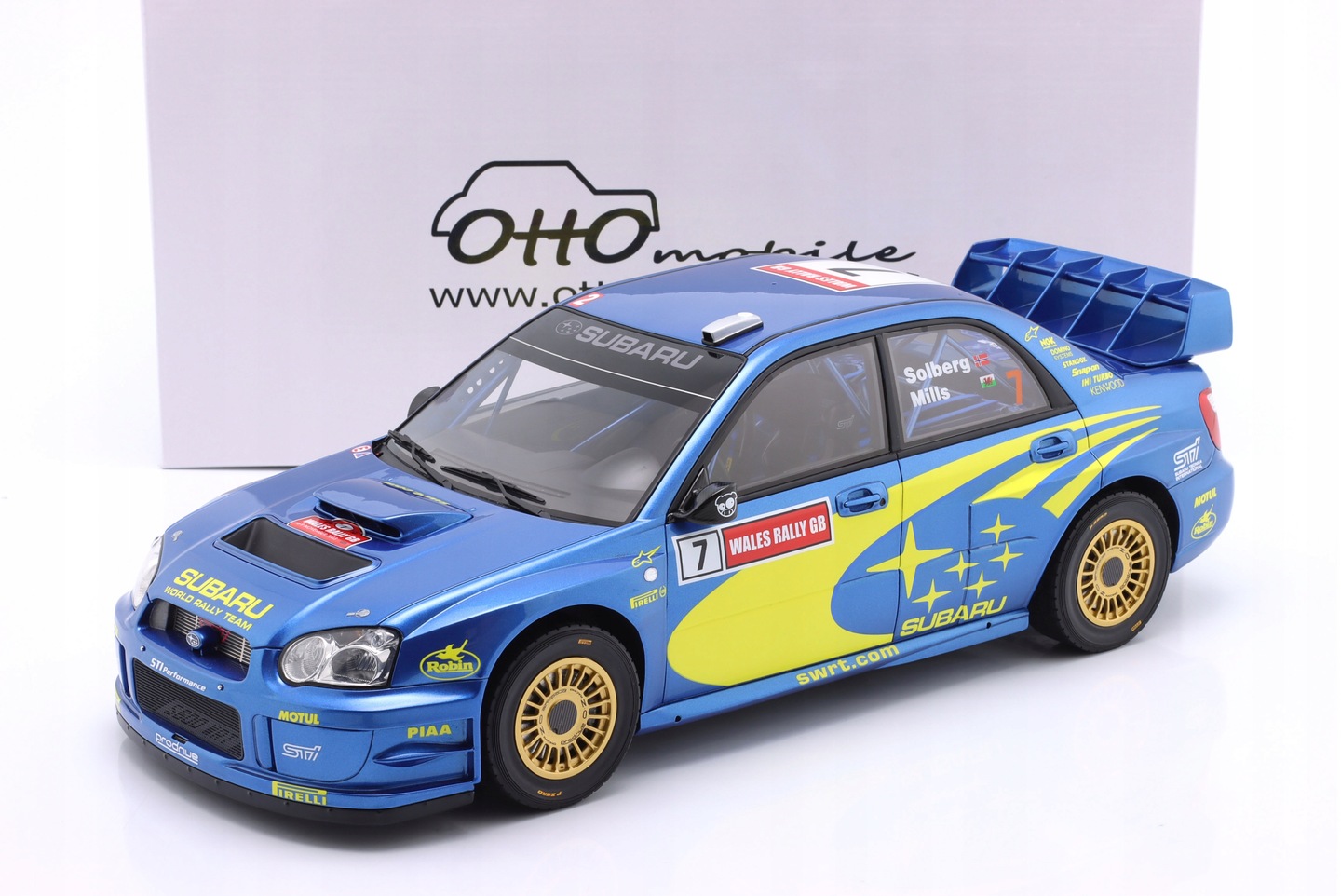 OTTO G092 SUBARU IMPREZA (S9) WRC #7 P.Solberg Wales Rallye 2003 1:12 LIMITOWANA EDYCJA 2000SZT
