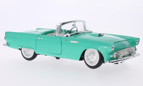 ROAD SIGNATURE Lucky DIE Cast, Ford Thunderbird, żółty, 1955, 1:18 LDC92068GREEN