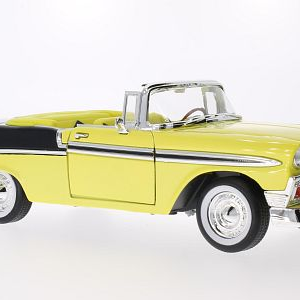 ROAD SIGNATURE Lucky Die Cast, Chevrolet Bel Air,ZÓŁTY 1956, 1:18 LDC92128GE