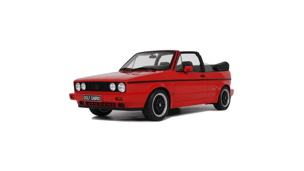 OTTO G095 1/12 Volkswagen Golf Convertible Sport Line MK1 Flash Red 1991