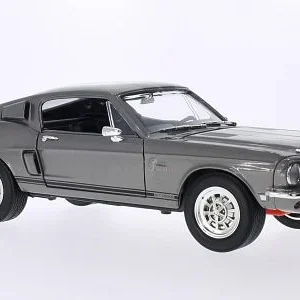 Odlew Lucky DIE CAST ROAD SIGNATURE  Shelby GT-500KR, szary/, 1968, 1:18 LDC92168