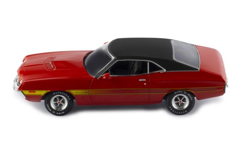 FORD GRAN TORINO Sport 1972 Czerwony IXO 1/18 18RMC263.22 - obrazek 3