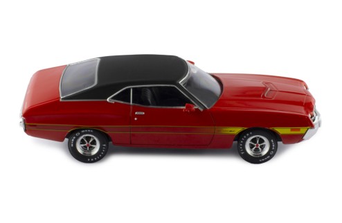 FORD GRAN TORINO Sport 1972 Czerwony IXO 1/18 18RMC263.22 - obrazek 7