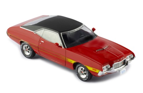 FORD GRAN TORINO Sport 1972 Czerwony IXO 1/18 18RMC263.22 - obrazek 8