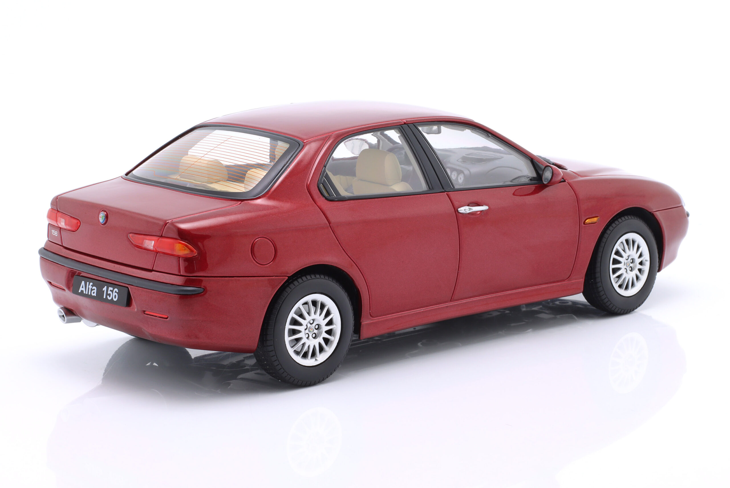TRIPLE9 ALFA ROMEO 156 1998 Proteo red metallic 1:18 T9-1800514 - obrazek 5