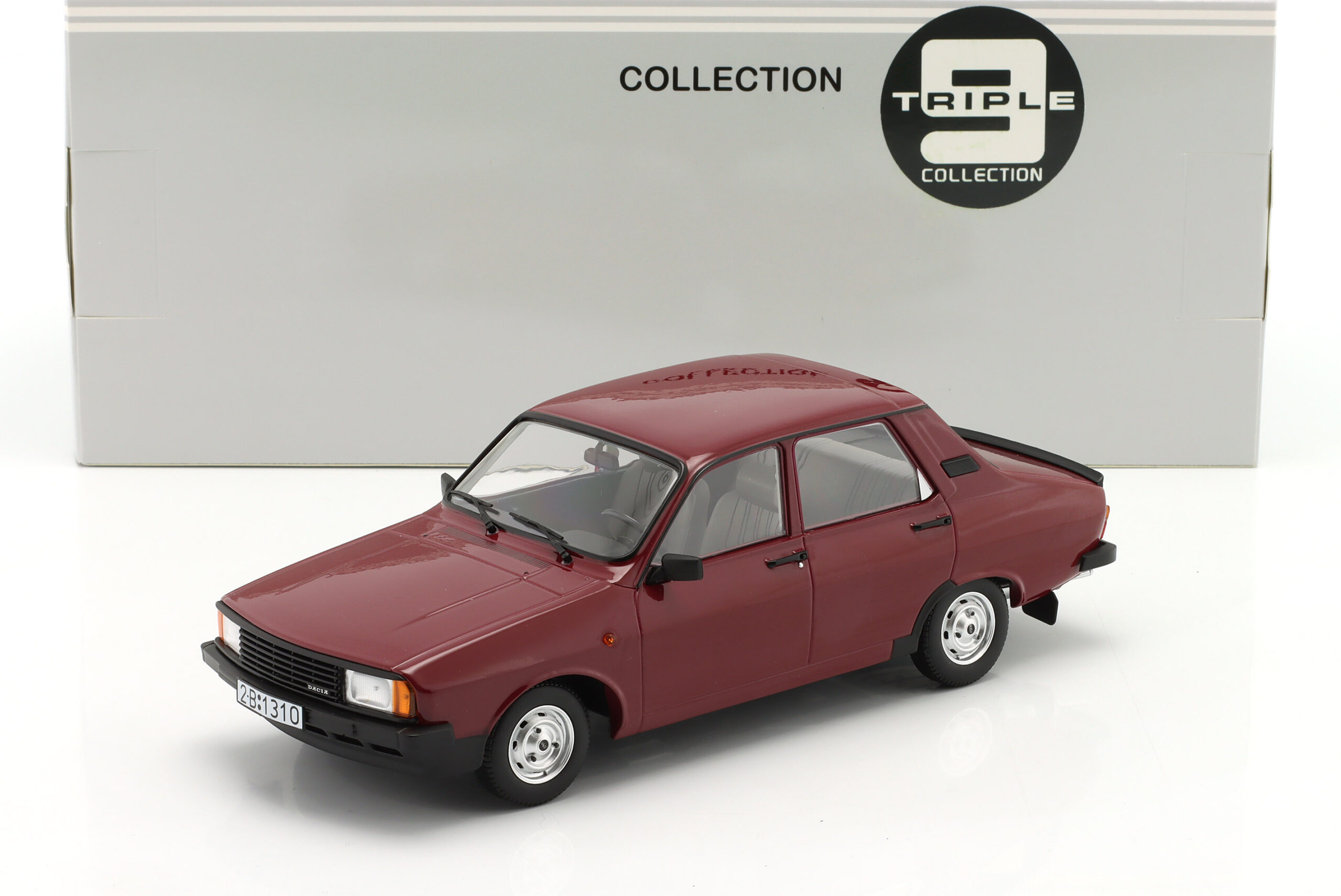 TRIPLE9 DACIA 1310 L 1993 Dark Red 1:18 T9-1800287 - obrazek 2