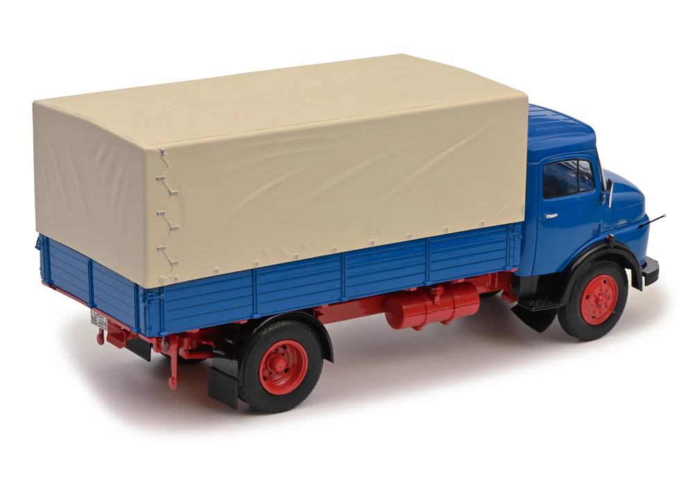 Schuco 450044800 - MERCEDES BENZ L 911 niebieski 1:18 L911 - obrazek 7