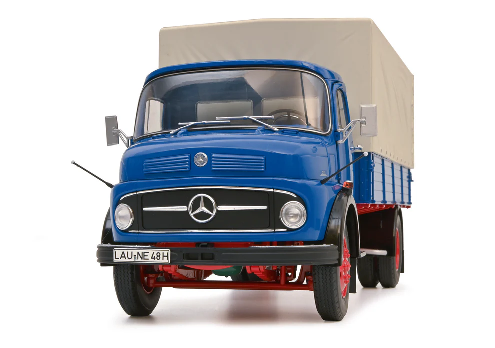 Schuco 450044800 - MERCEDES BENZ L 911 niebieski 1:18 L911