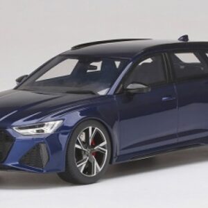 TS0315 - 1/18 AUDI RS6 C8 AVANT CARBON BLACK NAVARRA BLUE METALLIC