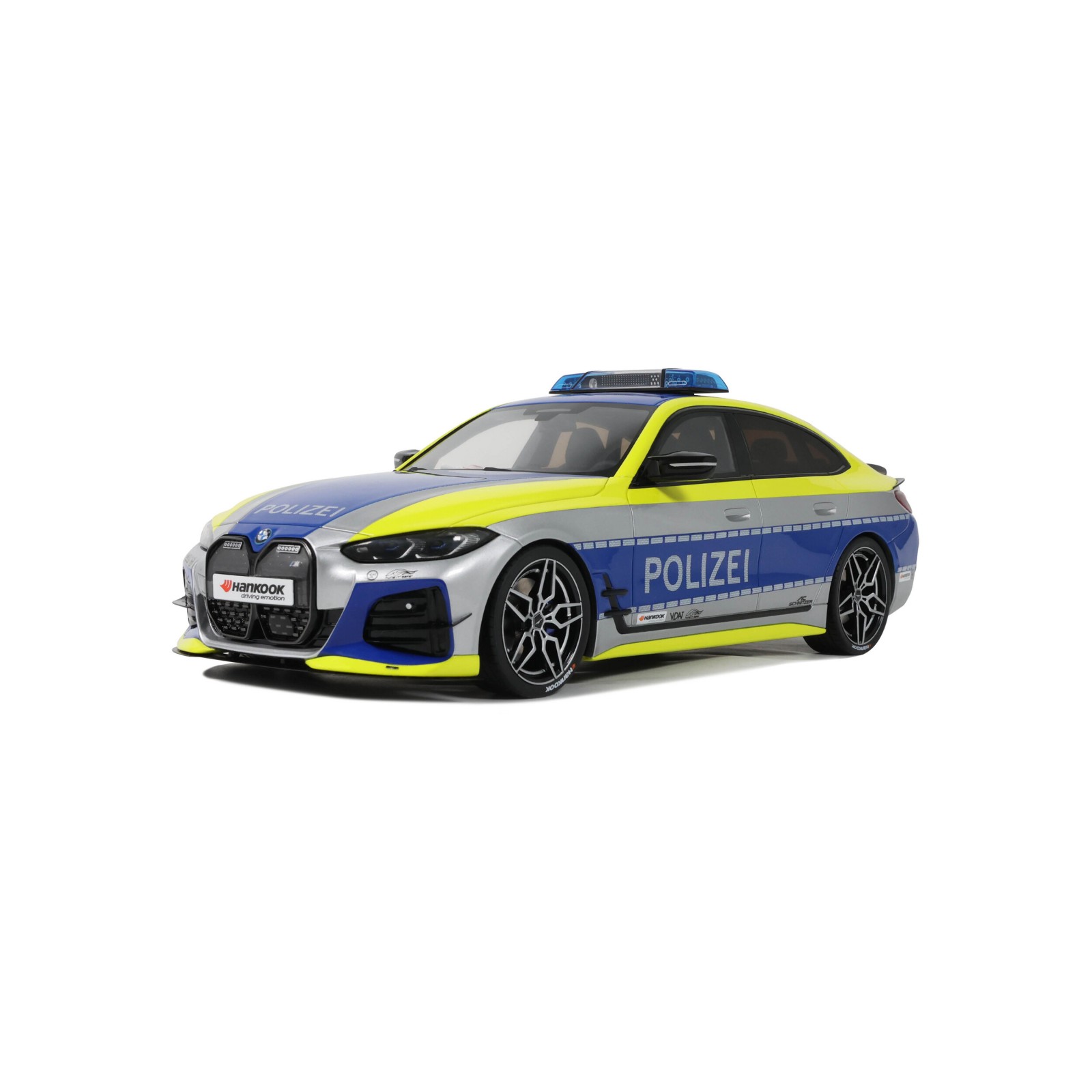 Model 1:18 Otto BMW M4 AC Schnitzer ACS4 police 2022 blue OT1205