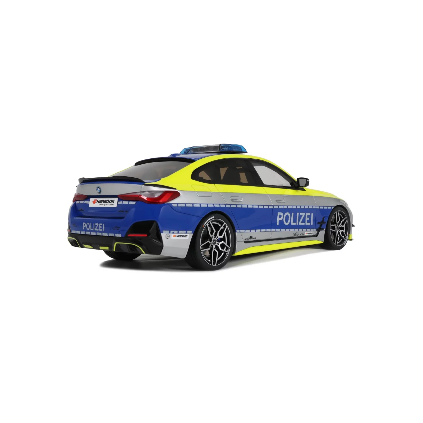 Model 1:18 Otto BMW M4 AC Schnitzer ACS4 police 2022 blue OT1205 - obrazek 10