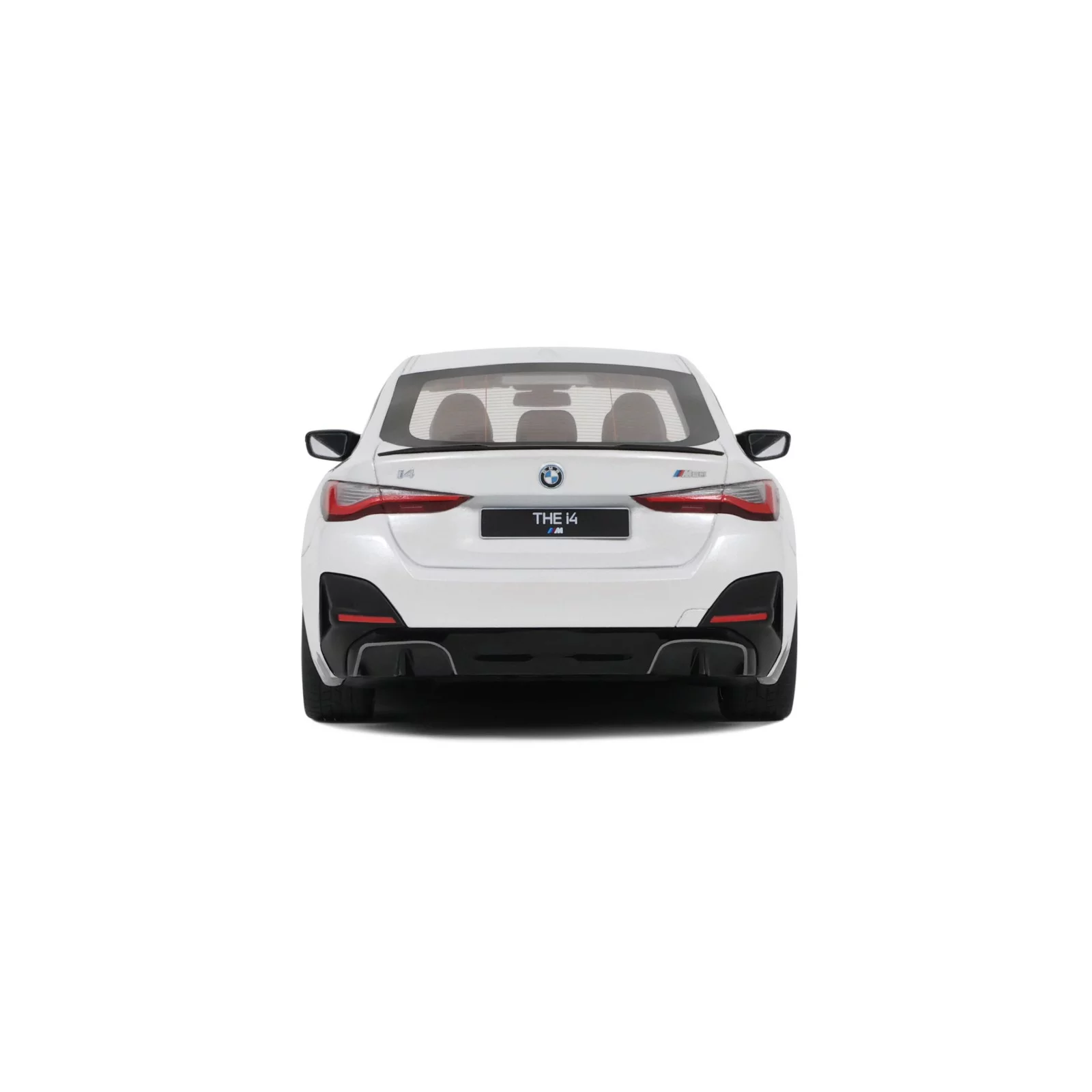 BMW i4 M50 (G26) 2021 Mineral White Otto Mobile 1:18 Model Samochodu OT1074 - obrazek 3