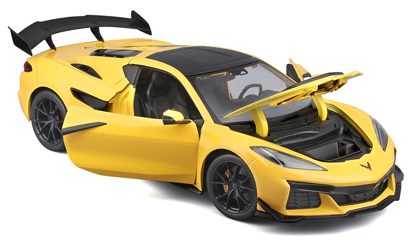 CHEVROLET CORVETTE C7 ZR1 1/18 MAISTO 31475 ŻÓŁTY - obrazek 4
