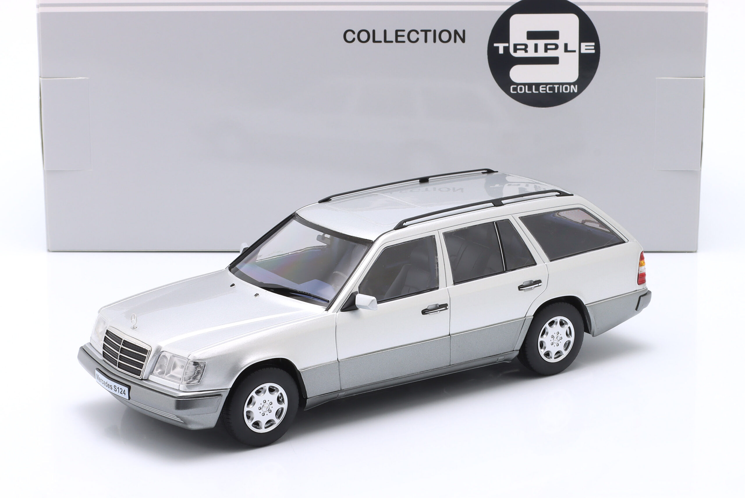 MERCEDES-BENZ E300 E-Class T-Modell (S124) W124 1995 Silver metallic TRIPLE9 T9-1800361 - obrazek 2