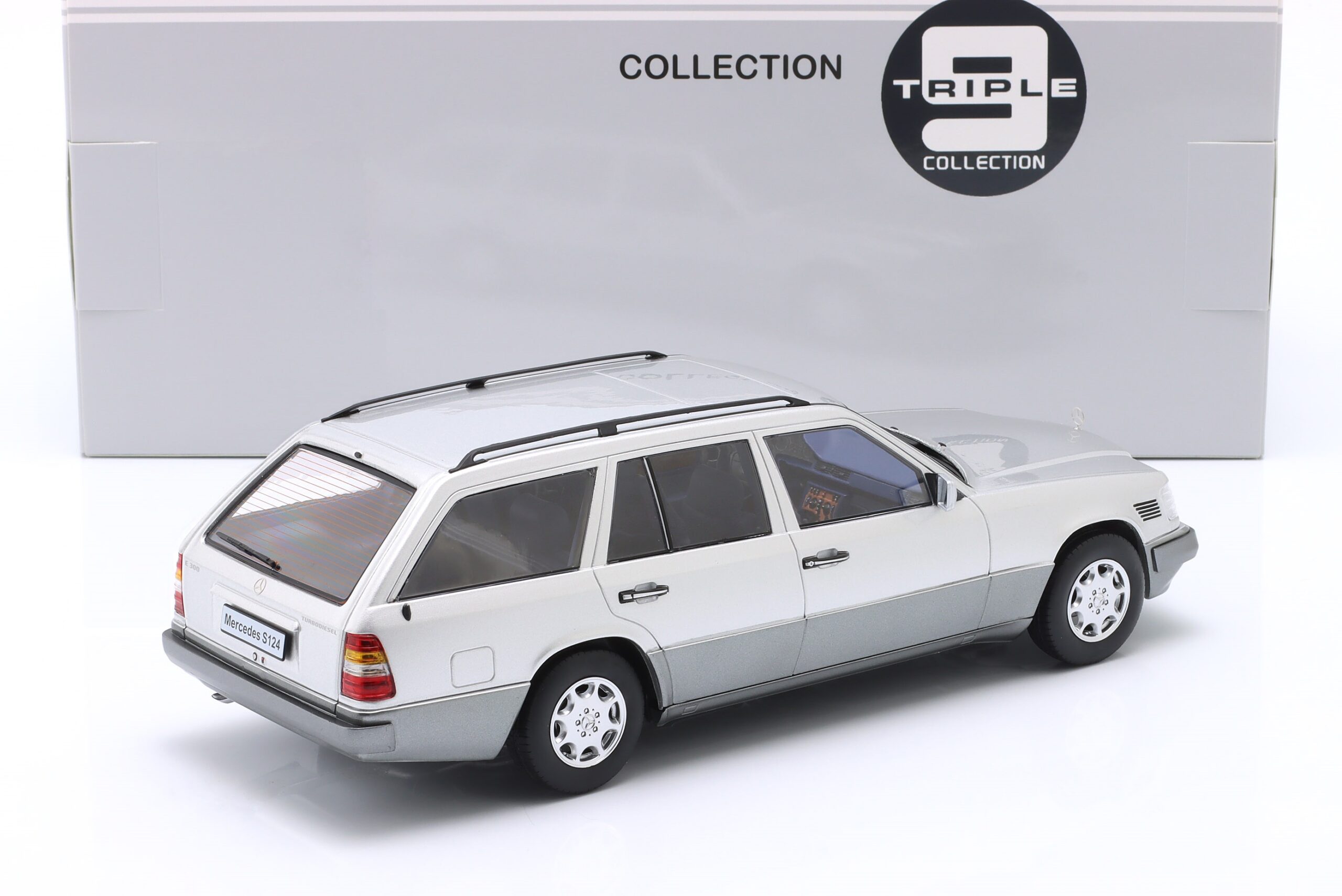MERCEDES-BENZ E300 E-Class T-Modell (S124) W124 1995 Silver metallic TRIPLE9 T9-1800361 - obrazek 3