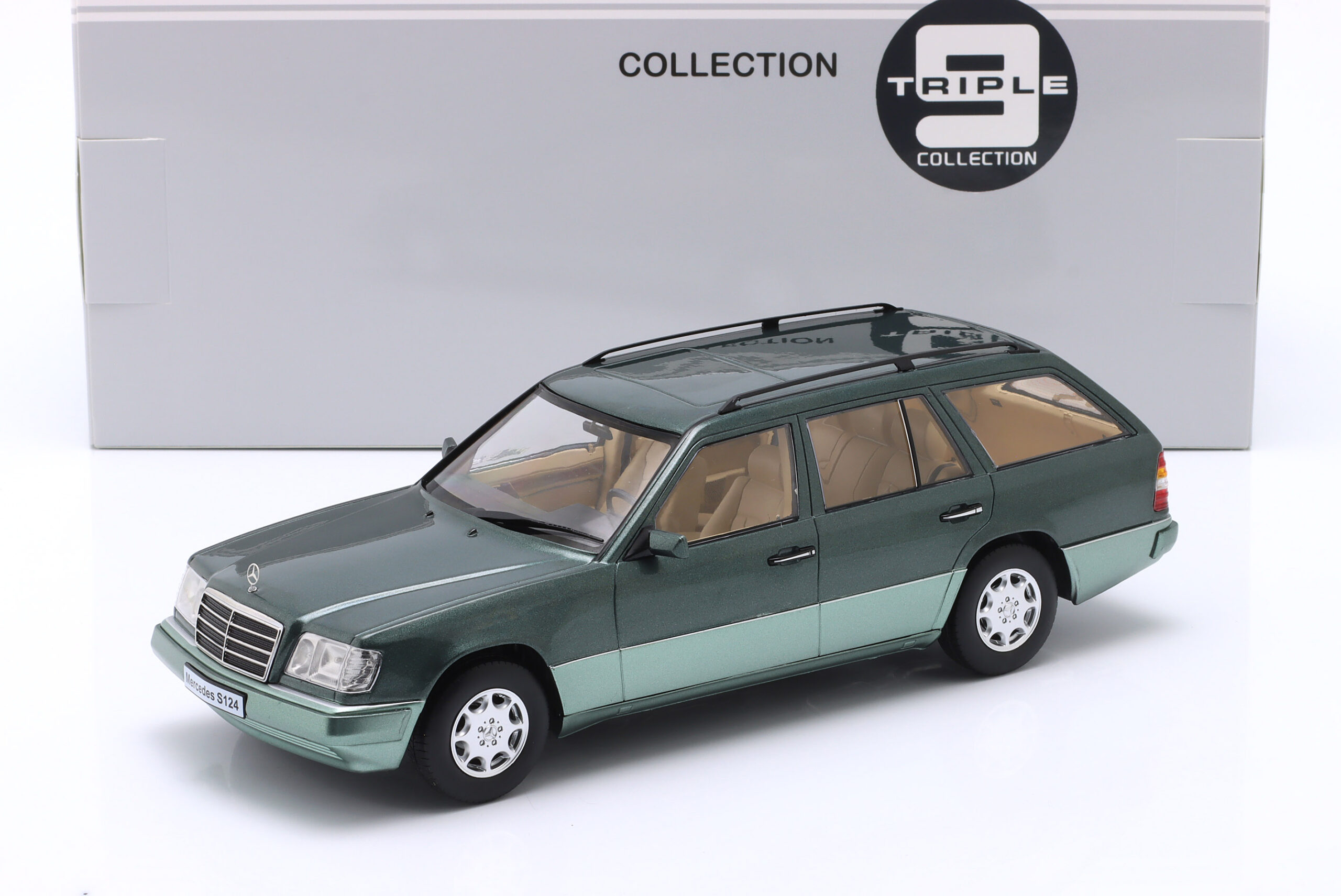 MERCEDES-BENZ E300 E-Class T-Modell (S124) 1995 Malachite green metallic T9-1800360 TRIPLE9 - obrazek 2