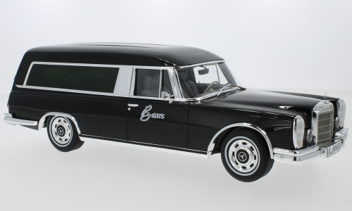 BoS-Models Mercedes 600 Pollmann KARAWAN SAMOCHÓD POGRZEBOWY 1969, 1:18 BOS402
