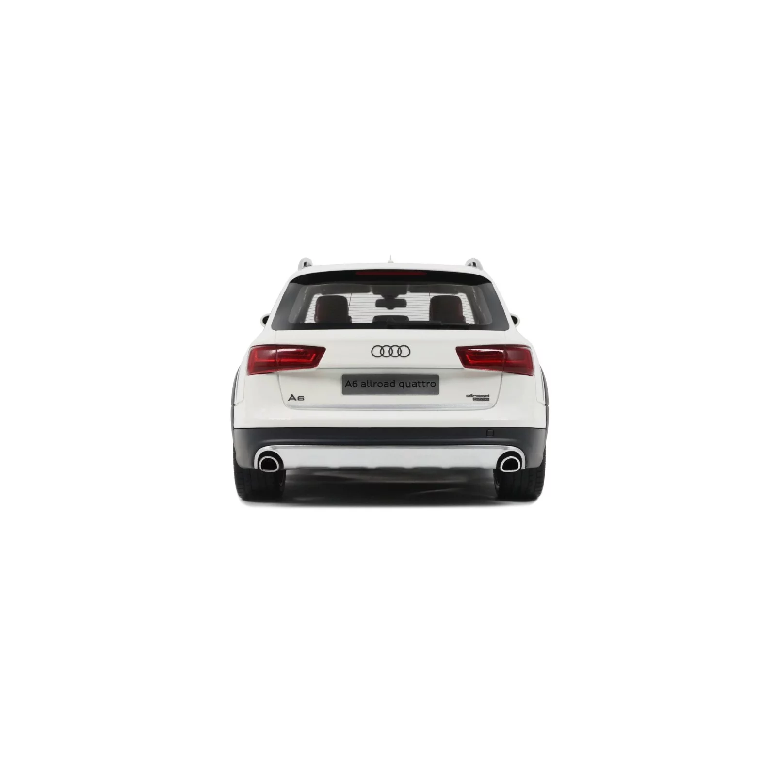 AUDI A6 C7 ALLROAD IBIS WHITE 2015 1/18 OTTO OT1286 - obrazek 4