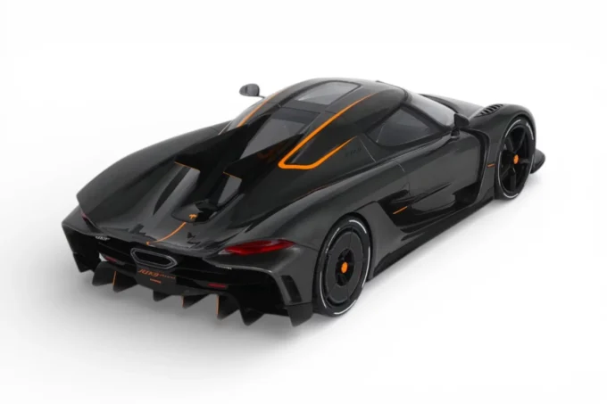 KOENIGSEGG JESKO ABSOLUT 0-400-0 KM/H RECORD GRAPHITE GREY GT SPRIRIT GT575 SKAL 1/12 - obrazek 9