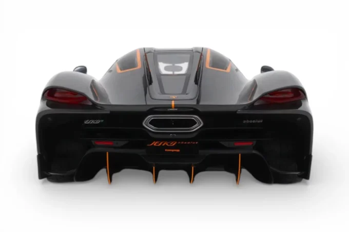 KOENIGSEGG JESKO ABSOLUT 0-400-0 KM/H RECORD GRAPHITE GREY GT SPRIRIT GT575 SKAL 1/12 - obrazek 7