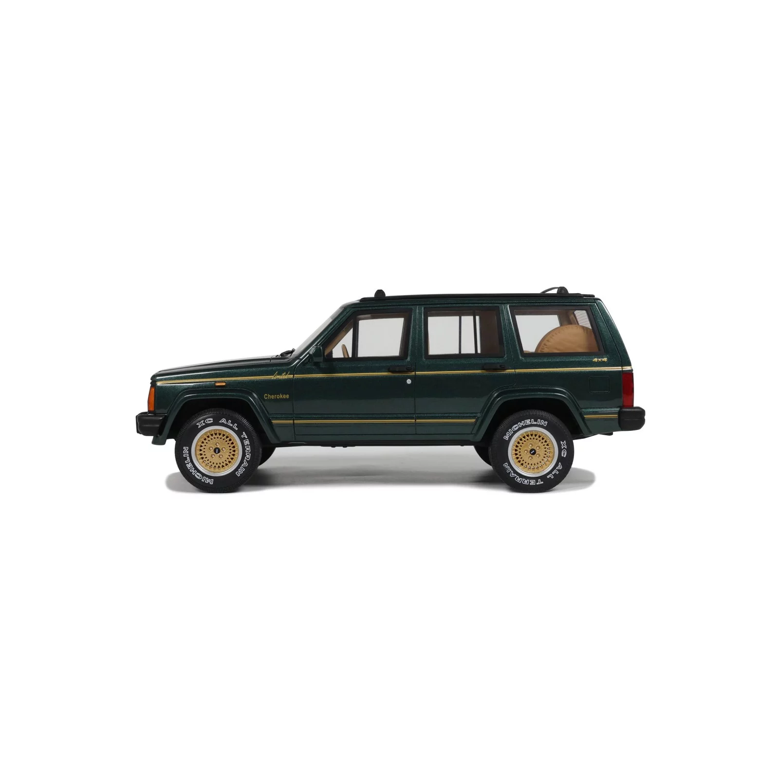 Jeep Cherokee XJ Limited 1/18 dark hunter green 1995 Otto OT 1340 - obrazek 2