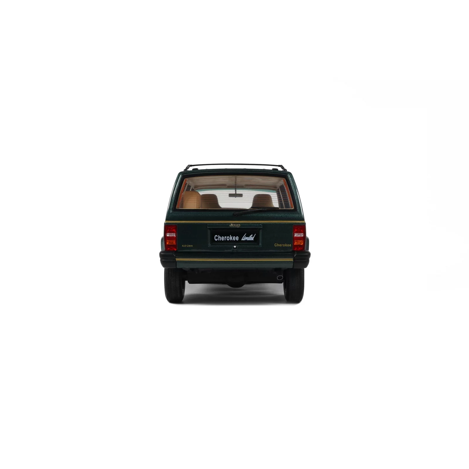 Jeep Cherokee XJ Limited 1/18 dark hunter green 1995 Otto OT 1340 - obrazek 4